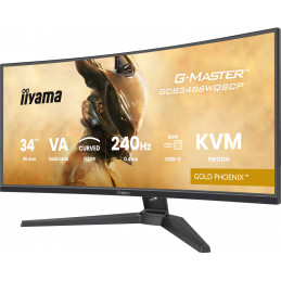 iiyama G-MASTER GCB3486WQSCP-B1 tietokoneen litteä näyttö 86,4 cm (34") 3440 x 1440 pikseliä UltraWide Quad HD musta