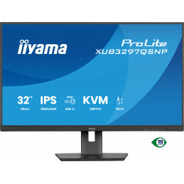 iiyama ProLite XUB3297QSNP-B1 tietokoneen litteä näyttö 81,3 cm (32") 2560 x 1440 pikseliä Quad HD LED musta