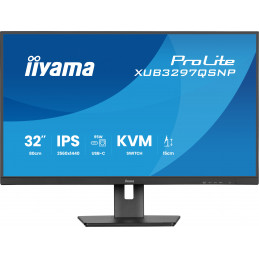 iiyama ProLite XUB3297QSNP-B1 tietokoneen litteä näyttö 81,3 cm (32") 2560 x 1440 pikseliä Quad HD LED musta