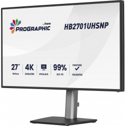 iiyama PROGRAPHIC HB2701UHSNP-B1 tietokoneen litteä näyttö 68,6 cm (27") 3840 x 2160 pikseliä 4K Ultra HD LCD musta