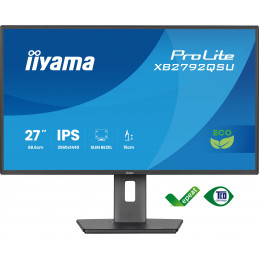 iiyama ProLite XB2792QSU-B1 tietokoneen litteä näyttö 68,6 cm (27") 2560 x 1440 pikseliä Quad HD LED musta