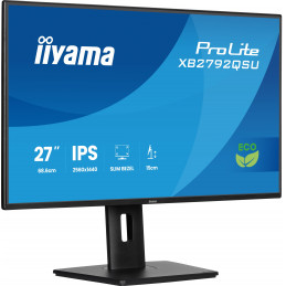 iiyama ProLite XB2792QSU-B1 tietokoneen litteä näyttö 68,6 cm (27") 2560 x 1440 pikseliä Quad HD LED musta