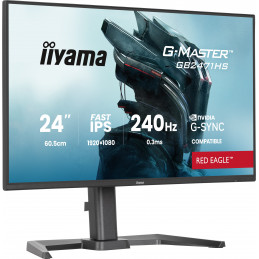 iiyama G-MASTER GB2471HS-B1 tietokoneen litteä näyttö 60,5 cm (23.8") 1920 x 1080 pikseliä Full HD musta