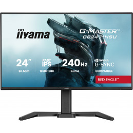 iiyama G-MASTER GB2471HSU-B1 tietokoneen litteä näyttö 60,5 cm (23.8") 1920 x 1080 pikseliä Full HD musta