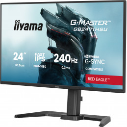 iiyama G-MASTER GB2471HSU-B1 tietokoneen litteä näyttö 60,5 cm (23.8") 1920 x 1080 pikseliä Full HD musta