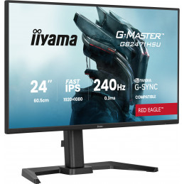 iiyama G-MASTER GB2471HSU-B1 tietokoneen litteä näyttö 60,5 cm (23.8") 1920 x 1080 pikseliä Full HD musta