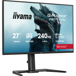 iiyama G-MASTER GB2771HSU-B1 tietokoneen litteä näyttö 68,6 cm (27") 1920 x 1080 pikseliä Full HD musta