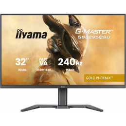 iiyama G-MASTER GB3295QSU-B1 tietokoneen litteä näyttö 80 cm (31.5") 2560 x 1440 pikseliä Quad HD LED musta