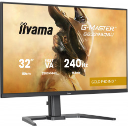 iiyama G-MASTER GB3295QSU-B1 tietokoneen litteä näyttö 80 cm (31.5") 2560 x 1440 pikseliä Quad HD LED musta