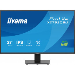iiyama ProLite X2792QSU-B1 tietokoneen litteä näyttö 68,6 cm (27") 2560 x 1440 pikseliä Quad HD LED musta