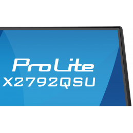 iiyama ProLite X2792QSU-B1 tietokoneen litteä näyttö 68,6 cm (27") 2560 x 1440 pikseliä Quad HD LED musta