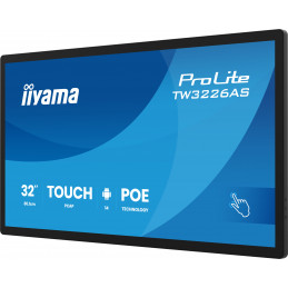 iiyama TW3226AS-B3P infonäyttö Interaktiivinen litteä paneeli 80 cm (31.5") LED Wi-Fi 500 cd m² Full HD musta Kosketusnäyttö