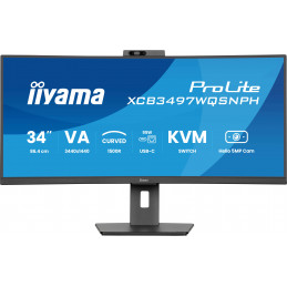 iiyama ProLite XCB3497WQSNPH-B1 tietokoneen litteä näyttö 86,4 cm (34") 3440 x 1440 pikseliä UltraWide Quad HD LED musta