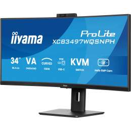 iiyama ProLite XCB3497WQSNPH-B1 tietokoneen litteä näyttö 86,4 cm (34") 3440 x 1440 pikseliä UltraWide Quad HD LED musta