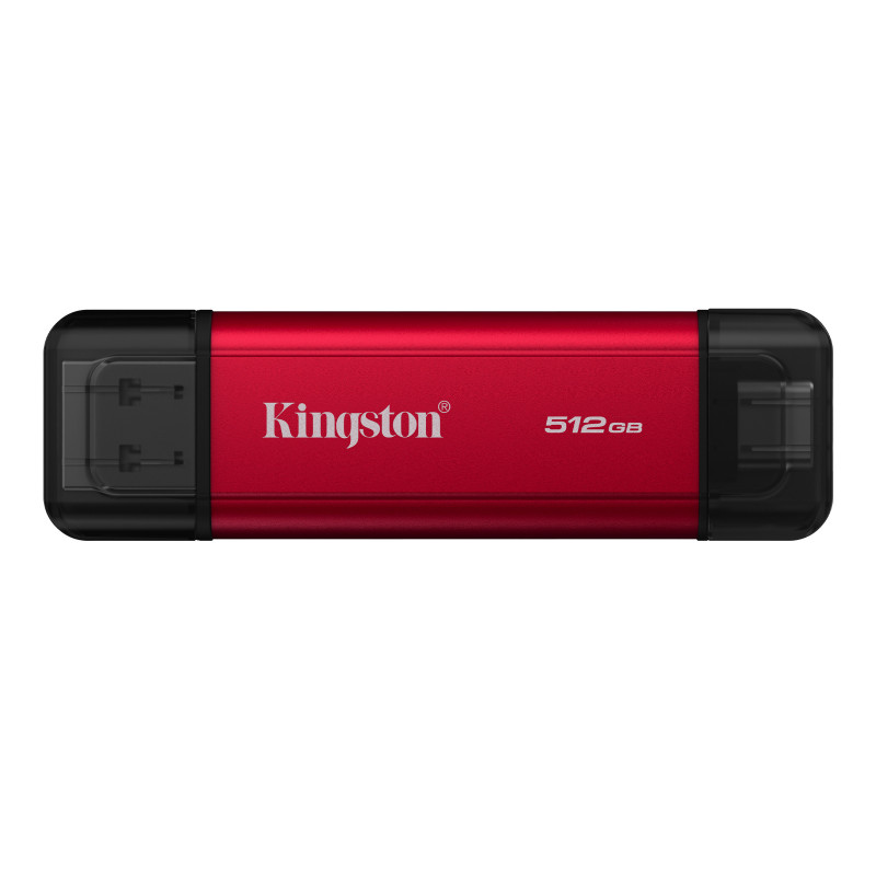 Kingston Technology Dual Portable 512 GB USB Type-A   USB Type-C 3.2 Gen 2 (3.1 Gen 2) musta, Punainen