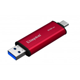 Kingston Technology Dual Portable 512 GB USB Type-A   USB Type-C 3.2 Gen 2 (3.1 Gen 2) musta, Punainen