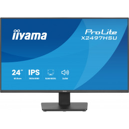 iiyama ProLite X2497HSU-B1 tietokoneen litteä näyttö 60,5 cm (23.8") 1920 x 1080 pikseliä Full HD LED musta