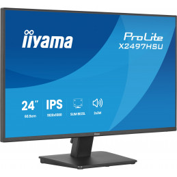 iiyama ProLite X2497HSU-B1 tietokoneen litteä näyttö 60,5 cm (23.8") 1920 x 1080 pikseliä Full HD LED musta