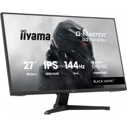 iiyama G-MASTER G2741QSU-B1 tietokoneen litteä näyttö 68,6 cm (27") 2560 x 1440 pikseliä 4K Ultra HD QLED musta