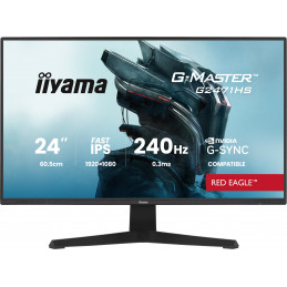 iiyama G-MASTER G2471HS-B1 tietokoneen litteä näyttö 60,5 cm (23.8") 1920 x 1080 pikseliä Full HD musta
