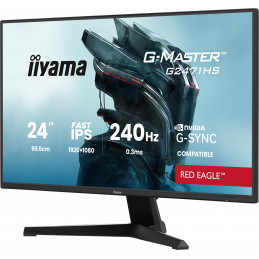 iiyama G-MASTER G2471HS-B1 tietokoneen litteä näyttö 60,5 cm (23.8") 1920 x 1080 pikseliä Full HD musta