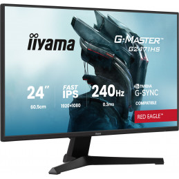 iiyama G-MASTER G2471HS-B1 tietokoneen litteä näyttö 60,5 cm (23.8") 1920 x 1080 pikseliä Full HD musta