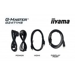 iiyama G-MASTER G2471HS-B1 tietokoneen litteä näyttö 60,5 cm (23.8") 1920 x 1080 pikseliä Full HD musta