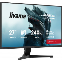 iiyama G-MASTER G2771HS-B1 tietokoneen litteä näyttö 68,6 cm (27") 1920 x 1080 pikseliä Full HD musta