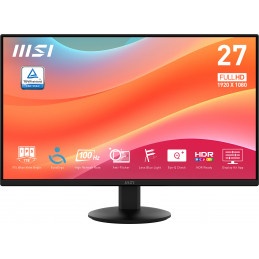 MSI Pro MP272L tietokoneen litteä näyttö 68,6 cm (27") 1920 x 1080 pikseliä Full HD LED musta