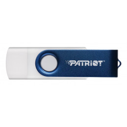 Patriot Memory Xporter X550 USB-muisti 64 GB USB Type-A   USB Type-C 3.2 Gen 1 (3.1 Gen 1) Sininen, Valkoinen