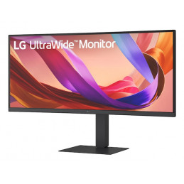 LG 34U650A-B tietokoneen litteä näyttö 86,4 cm (34") 3440 x 1440 pikseliä Wide Quad HD LCD musta