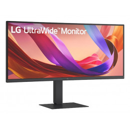 LG 34U650A-B tietokoneen litteä näyttö 86,4 cm (34") 3440 x 1440 pikseliä Wide Quad HD LCD musta