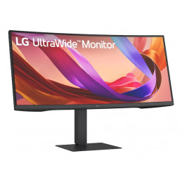 LG 34U650A-B tietokoneen litteä näyttö 86,4 cm (34") 3440 x 1440 pikseliä Wide Quad HD LCD musta