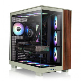 Thermaltake CA-11E-00MEWN-WS tietokonekotelo Midi Tower Vihreä