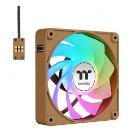 Thermaltake CT140 EX Reverse ARGB Sync PC Tietokonekotelo Tuuletin 14 cm Ruskea, Hiekka 3 kpl