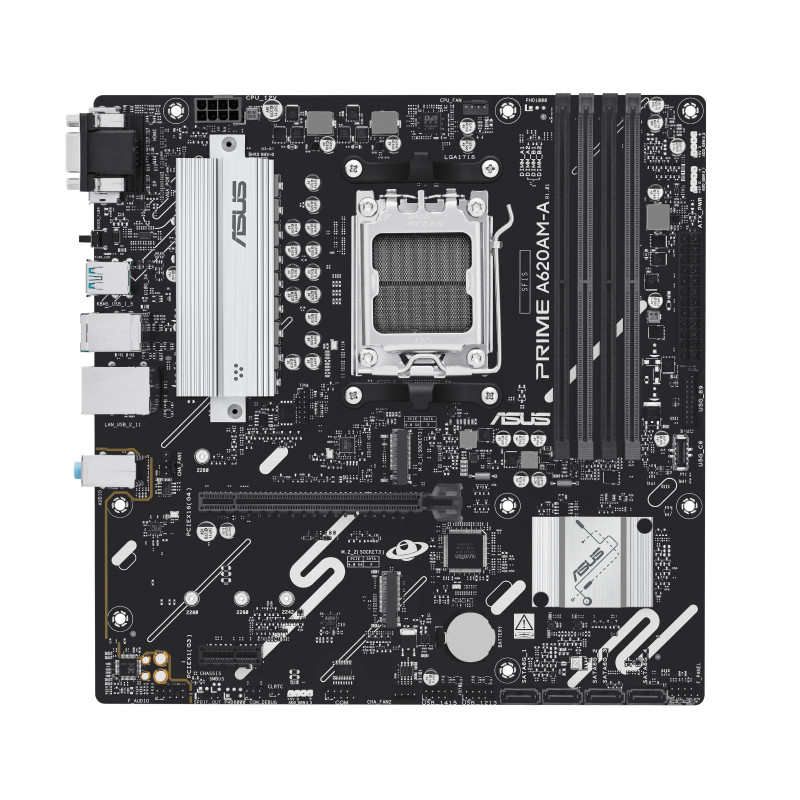 ASUS PRIME A620AM-A-CSM AMD A620A Pistoke AM5 mikro ATX