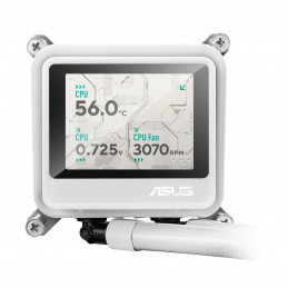 ASUS MAX Gaming LC 360 ARGB LCD White Edition Suoritin All-in-one-nesteenjäähdytin 12 cm Valkoinen