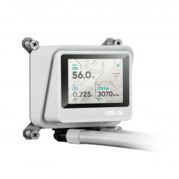 ASUS MAX Gaming LC 360 ARGB LCD White Edition Suoritin All-in-one-nesteenjäähdytin 12 cm Valkoinen