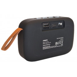 Streetz S101-BLK Kannettava ja juhlakaiutin Kannettava monokaiutin musta 3 W