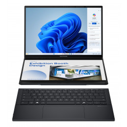ASUS Zenbook Duo UX8406CA-PZ068X Intel Core Ultra 9 285H Hybridi (2-in-1) 35,6 cm (14") Kosketusnäyttö 3K 32 GB LPDDR5x-SDRAM 2