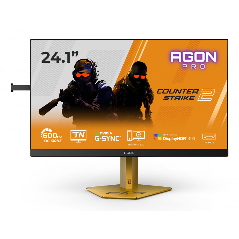AOC AGON PRO CS24A tietokoneen litteä näyttö 61,2 cm (24.1") 1920 x 1080 pikseliä Full HD LED musta