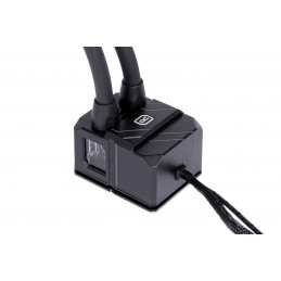 Alphacool Eisbaer Pro Aurora 360 Suoritin All-in-one-nesteenjäähdytin 12 cm musta, Valkoinen 1 kpl