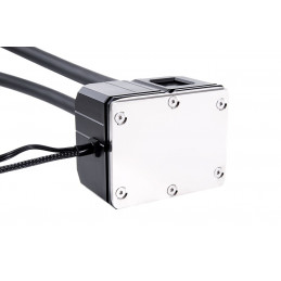 Alphacool Eisbaer Pro Aurora 360 Suoritin All-in-one-nesteenjäähdytin 12 cm musta, Valkoinen 1 kpl