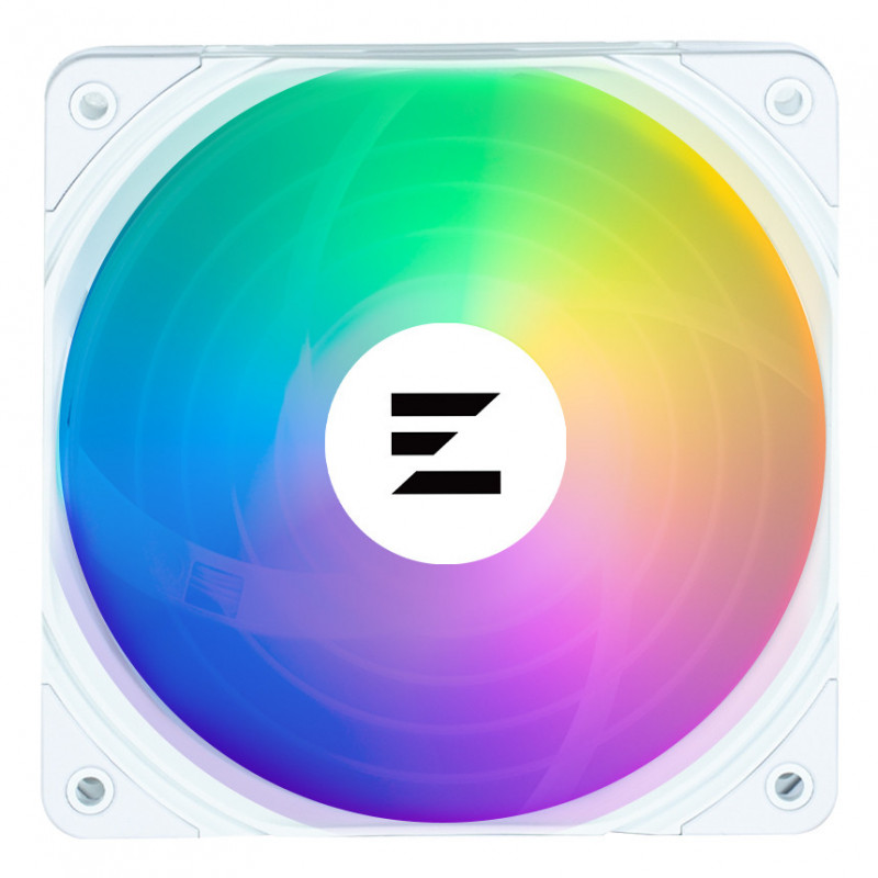 Zalman ZM-AF120 ARGB Tietokonekotelo Tuuletin 12 cm Valkoinen 1 kpl