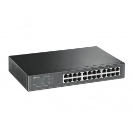 TP-Link TL-SG1024DE Hallittu L2 Gigabit Ethernet (10 100 1000) 1U musta