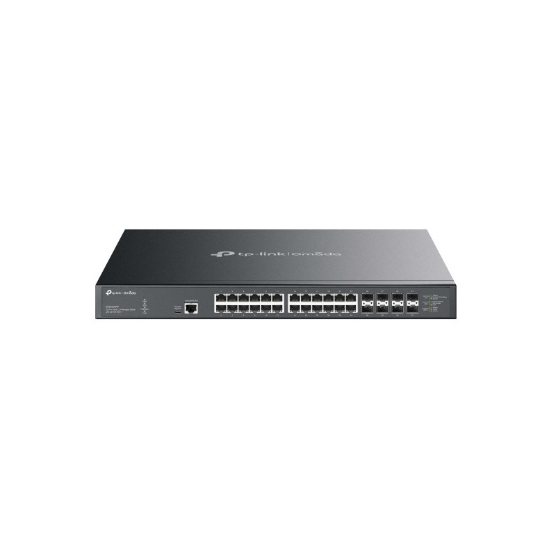 TP-Link Omada SX3832MPP verkkokytkin Hallittu L2+ 10G Ethernet (100 1000 10000) Power over Ethernet -tuki DIN rail musta