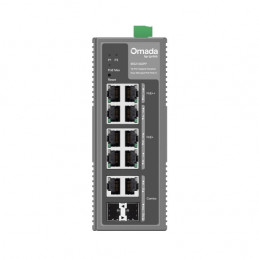 TP-Link Omada IES210GPP verkkokytkin Hallittu Gigabit Ethernet (10 100 1000) Power over Ethernet -tuki DIN rail Harmaa