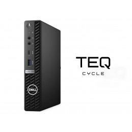 Teqcycle DELL OptiPlex 5080 Intel® Core™ i5 i5-10500T 16 GB DDR4-SDRAM 256 GB SSD Windows 11 Pro MFF Mini PC musta