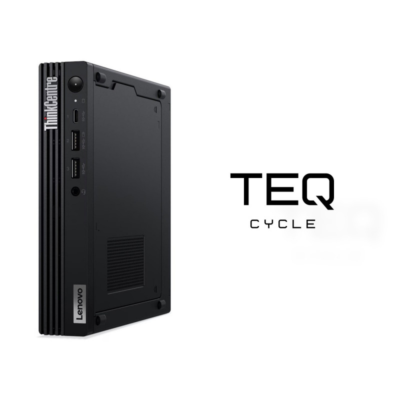 Teqcycle Lenovo ThinkCentre M80q Intel® Core™ i5 i5-10500 16 GB DDR4-SDRAM 256 GB SSD Windows 11 Pro Mini PC musta