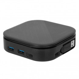 Targus DOCK116GLZ kannettavien tietokoneiden telakka ja porttitoistin Langallinen USB 3.2 Gen 2 (3.1 Gen 2) Type-C musta